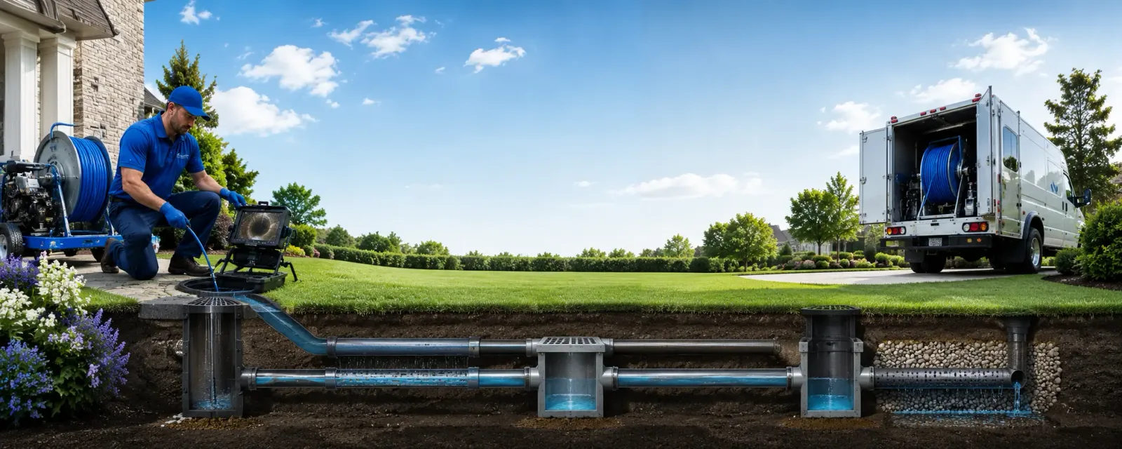 Outdoor drain cleaning information for Westchester, IL